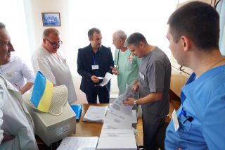 В ординаторській хірургічного відділення