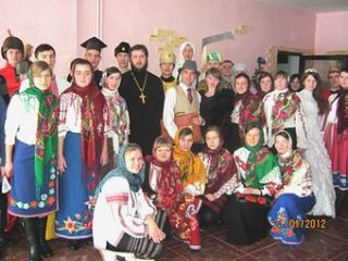 Щедрувальники з духовної семінарії Щедрувальники з духовної семінарії