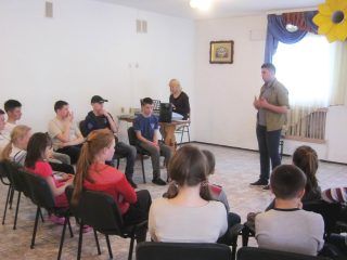 Під час розмови з старшокласниками