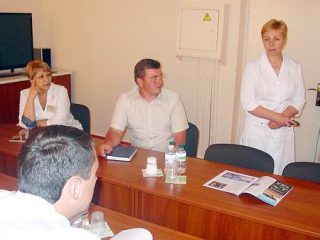 Робоча зустріч з приводу відновлення будівельних робіт у Волинському обласному перинатальному центрі
