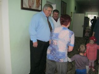 В санаторій завітав заступник начальника управління охорони здоров'я облдержадміністрації Руцький В.К.