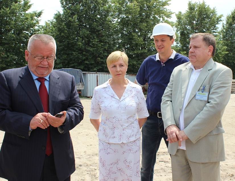 Ознайомчий візит голови Волинської облдержадміністрації Бориса Клімчука на будівництво Волинського перинатального центру