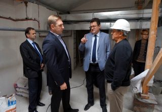 Візит директора та експертів національного проекту "Нове життя - нова якість охорони материнства і дитинства" на будівельний майданчик Волинського обласного перинатального центру Візит директора та експертів національного проекту "Нове життя - нова якість охорони материнства і дитинства" на будівельний майданчик Волинського обласного перинатального центру