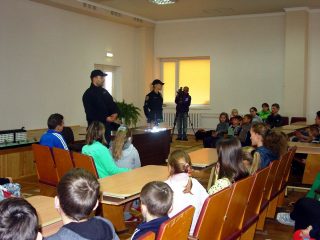 С. Бадалян та О. Шмігель під час зустрічі С. Бадалян та О. Шмігель під час зустрічі