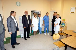 Огляд відремонтованого приймально-діагностичного відділення Огляд відремонтованого приймально-діагностичного відділення