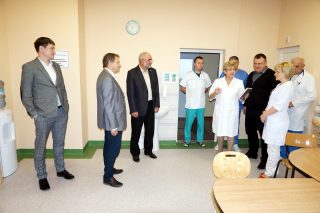 Огляд відремонтованого приймально-діагностичного відділення Огляд відремонтованого приймально-діагностичного відділення
