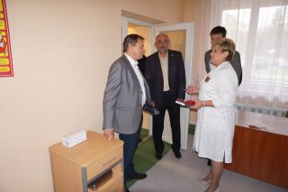 Огляд відремонтованого приймально-діагностичного відділення Огляд відремонтованого приймально-діагностичного відділення