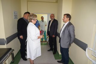 Огляд відремонтованого приймально-діагностичного відділення Огляд відремонтованого приймально-діагностичного відділення