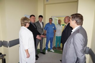 Огляд відремонтованого приймально-діагностичного відділення Огляд відремонтованого приймально-діагностичного відділення