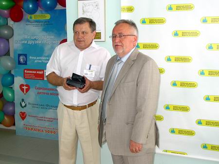 Б.П. Клімчук у Волинській обласній дитячій клінічній лікарні
