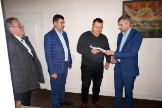 Зліва направо: Михайло Півнюк, Григорій Недопад, Сергій Ляшенко, Вячеслав Рубльов