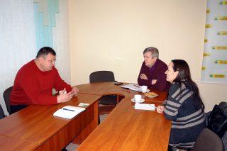 Зліва направо: С. Ляшенко, В. Петрович, Т. Басюк