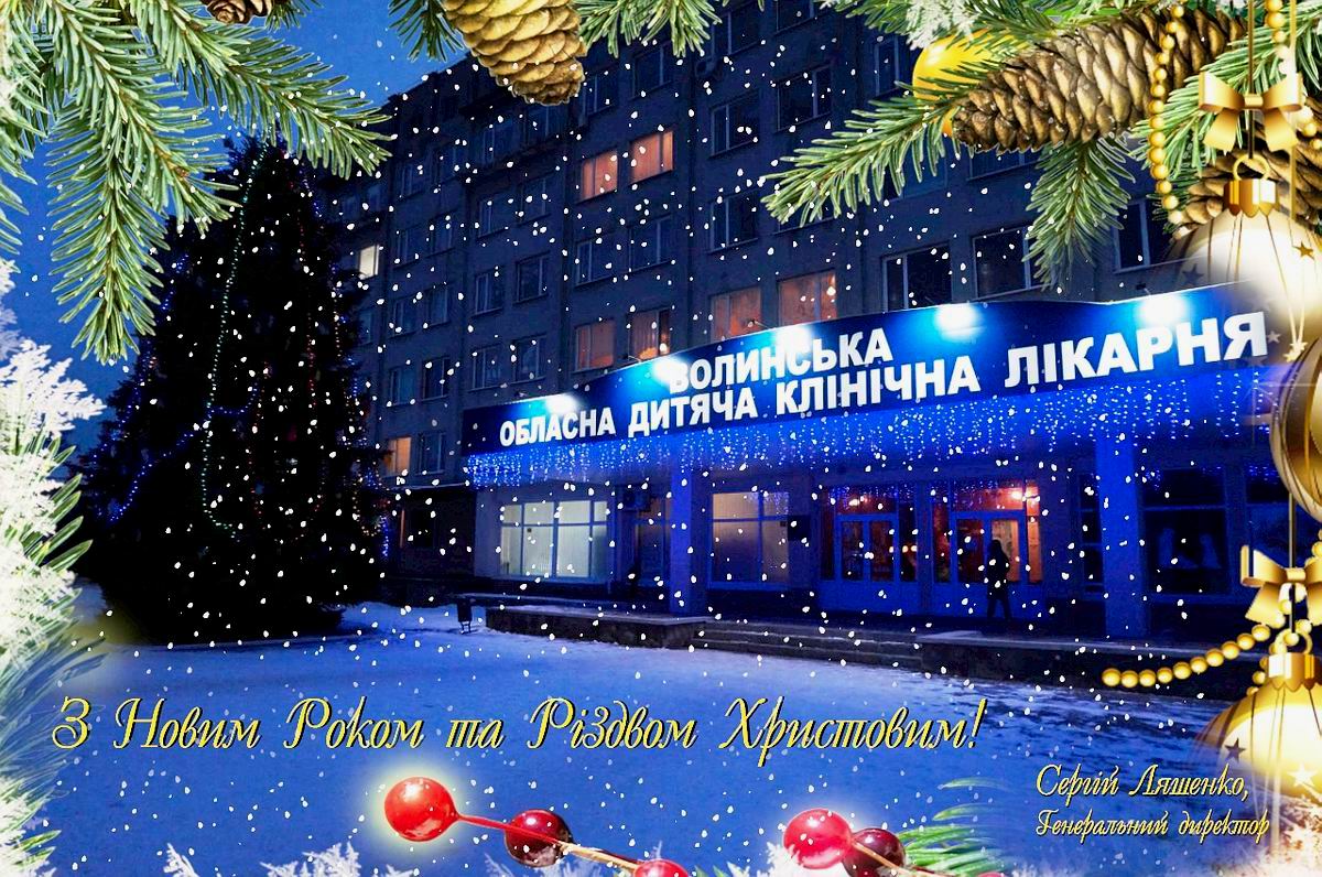 З Новим роком та Різдвом Христовим!
