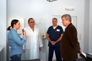 Зліва направо: Марія Адамчук, Сергій Миронюк, Ігор Дородних, Валерій Петрович