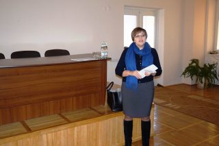 Вітання учасникам конференції від Людмили Рожко (головний спеціаліст з педіатрії Управління охорони здоров’я облдержадміністрації)