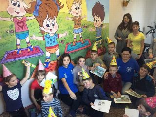 Волонтери “Volunteer Community общини прогресивного іудаїзму” у санаторії для дітей з батьками “Дачний”