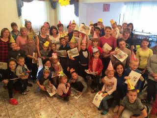 Волонтери “Volunteer Community общини прогресивного іудаїзму” у санаторії для дітей з батьками “Дачний”