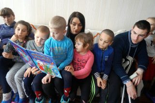 Юлія Вусенко серед дітей