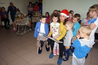 Ірина Галімська серед дітей