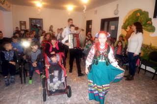 Колядники у санаторії для дітей з батьками «Дачний»