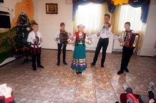 Колядники у санаторії для дітей з батьками «Дачний»