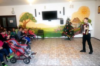Колядники у санаторії для дітей з батьками «Дачний»