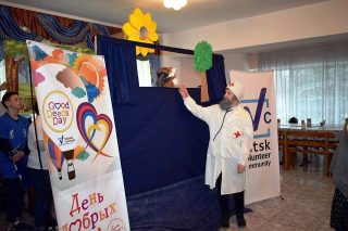 Волонтери “Volunteer Community” общини прогресивного іудаїзму у санаторії для дітей з батьками “Дачний”