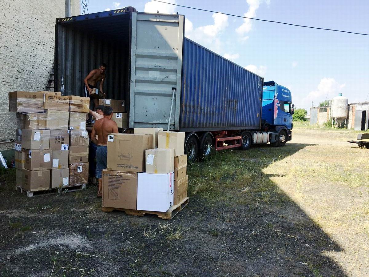 Благодійний фонд «Серце в долонях» отримав черговий гуманітарний вантаж із США