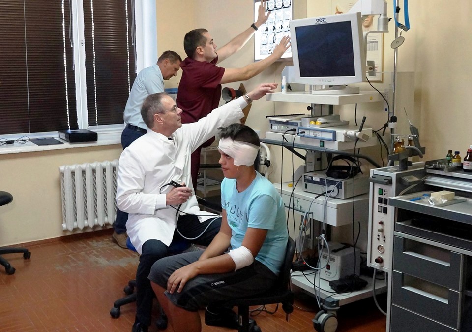 Черговий візит професора Томаса Ленарца у Волинську обласну дитячу клінічну лікарню