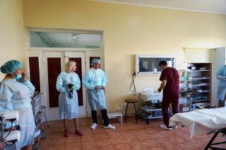 Черговий візит професора Томаса Ленарца у Волинську обласну дитячу клінічну лікарню