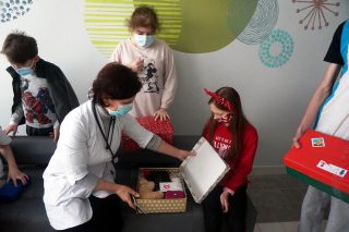 Різдвяні подарунки в обласній дитячій клінічній лікарні